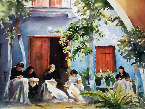 Embroiderers in Portugal