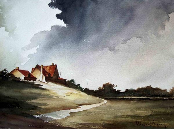 Farm on the hill, Norfolk