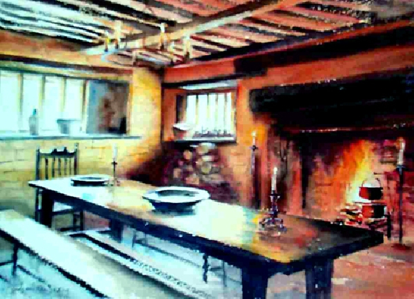 Sunshine through the window