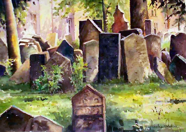 Jewish cemetery in Prague