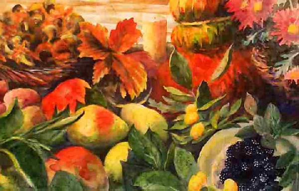 Gourds and pears