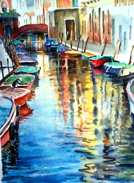 Boats in Venice