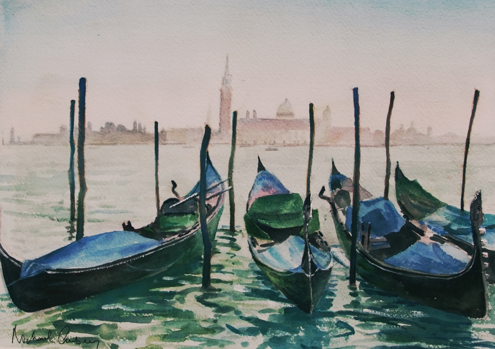 Waiting gondolas